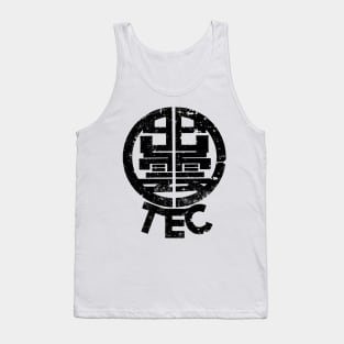 Kaiju No. 8 Anime Black and White Icons Izumo Tech Company Logo Anti-Kaijuu Weapon Maker Symbol KN8-6 Tank Top